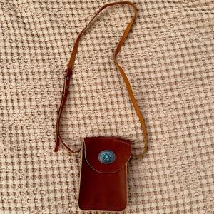 Boho Leather Crossbody Bag